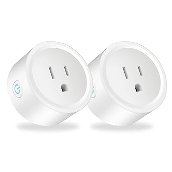 Smart Plug Wi-Fi Outlet, Alexa Google Home, 16A 2-Pack