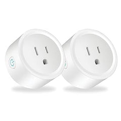 Smart Plug Wi-Fi Outlet, Alexa Google Home, 16A 2-Pack