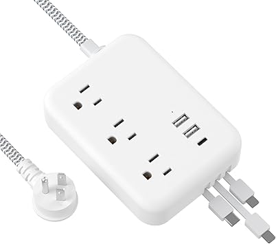 6 USB Travel Power Strip