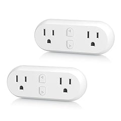 15A Smart WiFi Plug 2-Pack, Works with Alexa