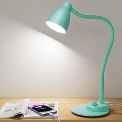 LED Desk Lamp, Dimmable, Flexible, USB, AC Adapter