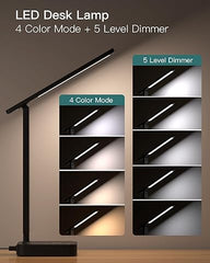 Touch Desk Lamp Power Strip Combo