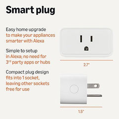 4-Pack Alexa Smart Plug, 2.4GHz Wi-Fi, No Hub